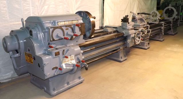 30" x 234" (19'6") SIDNEY ... LATHE 2-1/4" SPINDLE HOLE